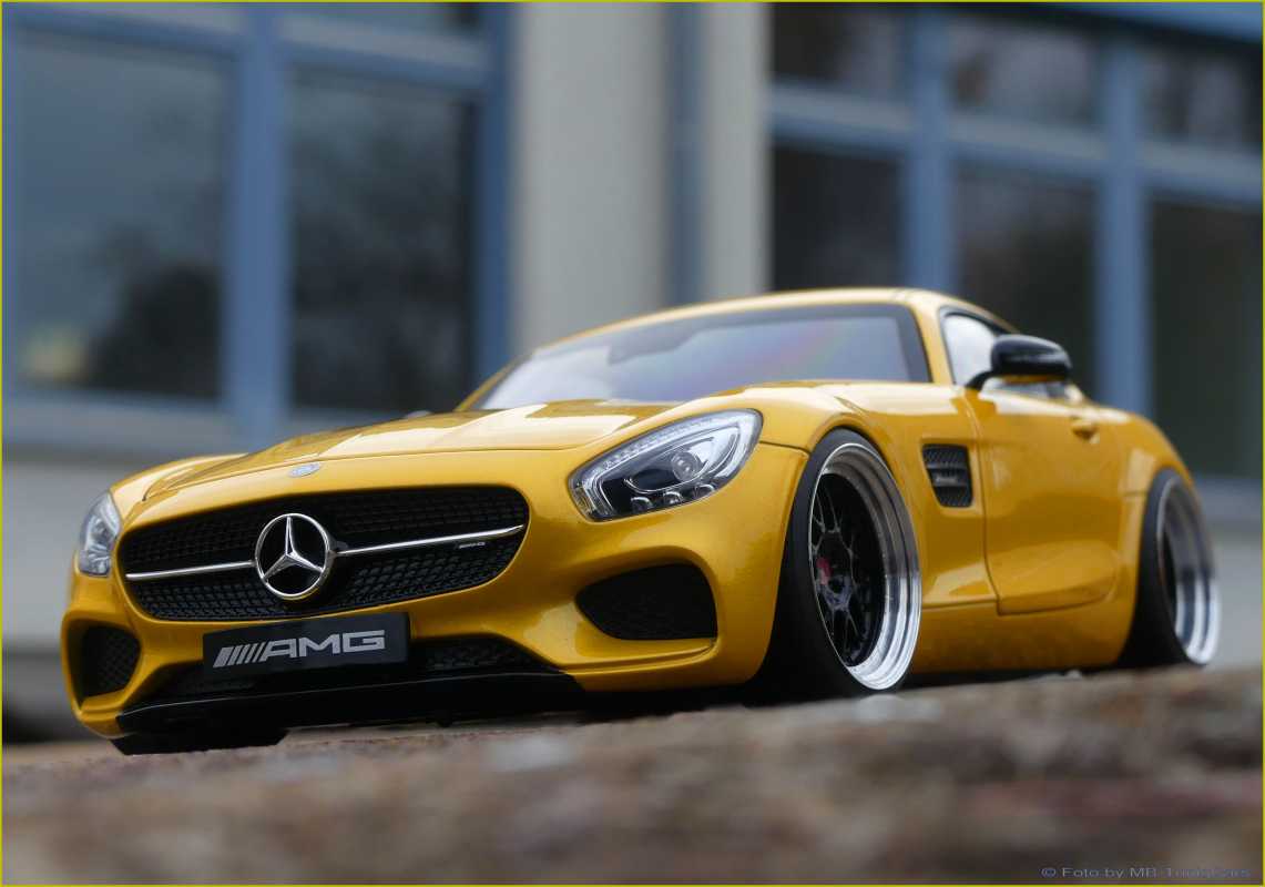 1:18 MERCEDES-BENZ AMG GTS "SOLARBEAN GELB" 2014 IAA